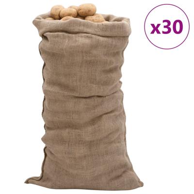Jutezakken 30 stuks 220 g/m² 65x135 cm 100% jute