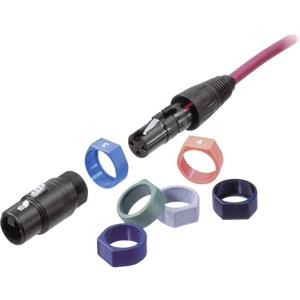 Neutrik XCR-SET Codeerring Zwart, Bruin, Rood, Oranje, Geel, Groen, Blauw, Violet, Grijs, Wit 10 stuk(s)