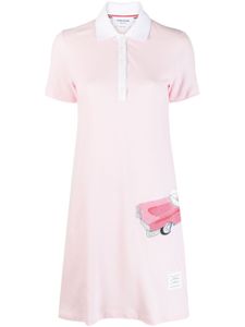 Thom Browne robe à appliqué voiture - Rose