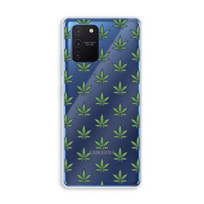 Weed: Samsung Galaxy Note 10 Lite Transparant Hoesje