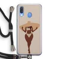 Let's get salty: Samsung Galaxy A40 Transparant Hoesje met koord