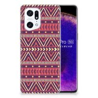 OPPO Find X5 Pro TPU bumper Aztec Paars - thumbnail