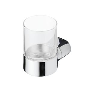 Glashouder Geesa Wynk | Met glas | Chroom