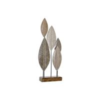 Decoratieve figuren DKD Home Decor Bamboe Ijzer Lakens (33 x 10 x 81 cm)