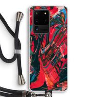 Endless Descent: Samsung Galaxy S20 Ultra Transparant Hoesje met koord