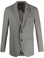 Karl Lagerfeld blazer boutonné Smart à détail de broche - Gris - thumbnail