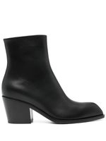 Gianvito Rossi bottines Wednesday en cuir - Noir - thumbnail