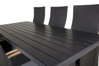 Venture Design 1026-408 tuintafel Zwart Rechthoekige vorm - thumbnail