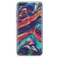 Chameleon Sun: Huawei P Smart (2018) Transparant Hoesje Chameleon Sun: Huawei P Smart (2018) Transparant Hoesje