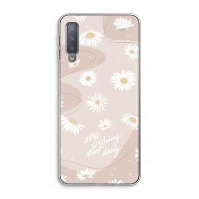 Daydreaming becomes reality: Samsung Galaxy A7 (2018) Transparant Hoesje