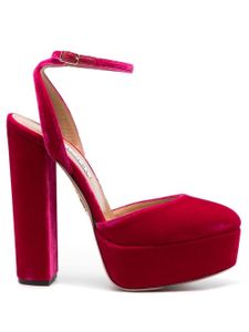 Aquazzura sandales So High Plateaus 140 mm - Rose