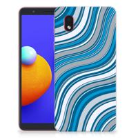 Samsung Galaxy A01 Core | TPU bumper | Waves Blue Samsung Galaxy A01 Core | TPU bumper | Waves Blue