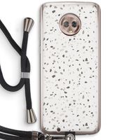 Terrazzo N°14: Motorola Moto G6 Transparant Hoesje met koord