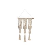 Home ESPRIT Katoen Hout Stads 46 x 2 x 93 cm
