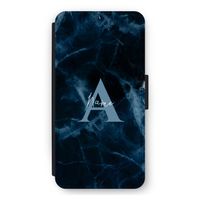 Midnight Marble: iPhone 12 Pro Max Flip Hoesje