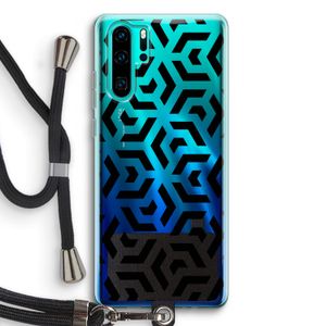 Crazy pattern: Huawei P30 Pro Transparant Hoesje met koord