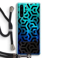 Crazy pattern: Huawei P30 Pro Transparant Hoesje met koord