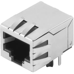 Weidmüller RJ45M T1D 3.2E4N TY 2474160000 Bus, inbouw horizontaal Aantal polen (sensoren) 8 Zilver, Zwart 120 stuk(s)