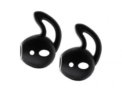 Xccess Xccess Silicone Earbuds with Ear Hook for Apple Earpod/Airpod Black