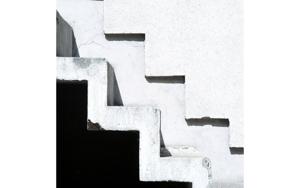 Goossens Schilderij Escalier Maison, 74 x 74 cm