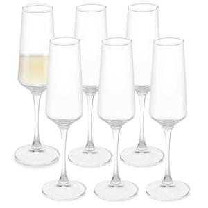 Vivalto Champagneglazen Conical - 12x stuks - prosecco/cava glazen - 250 ml