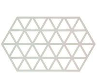 Zone Denmark - siliconen onderzetter Triangle - lichtgrijs - 24 x 14 cm - thumbnail