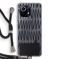 Marrakech Zigzag: Xiaomi Mi 11 Transparant Hoesje met koord