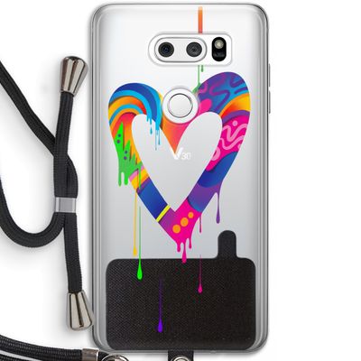 Melts My Heart: LG V30 Transparant Hoesje met koord