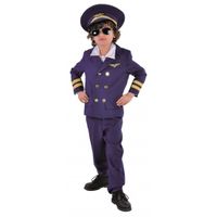 Luxe piloten kostuum voor kinderen 176  -