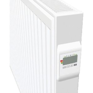 Vasco E panel h rb elektrische paneelradiator 60x100cm 1500watt Staal Traffic White 34010a060el1000
