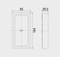 Rutenbeck 24510102 VVD 85 Ap Kleine verdeelkast Opbouw (op muur) Inhoud 1 stuk(s) - thumbnail