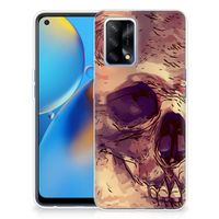 Silicone Back Case OPPO A74 4G Skullhead