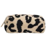 Beagles Fluffy Teddy Make Up / Pen Etui Navarra Leopard Beige