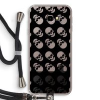 Musketon Skulls: Samsung Galaxy J4 Plus Transparant Hoesje met koord