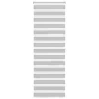 VidaXL Zebra rolgordijn 85x200 cm stofbreedte 80,9 cm lichtgrijs