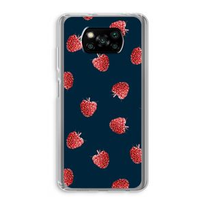 Framboosjes: Xiaomi Poco X3 Pro Transparant Hoesje