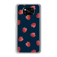 Framboosjes: Xiaomi Poco X3 Pro Transparant Hoesje