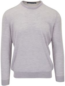 Kiton pull en laine à col rond - Gris