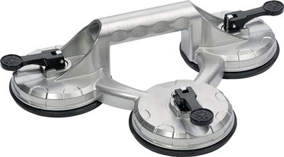 Promat Zuignaphandvat | PROMAT | | draagvermogen 120 kg hoofd-d. 118 mm | 3 koppen aluminium - 4000817219 4000817219