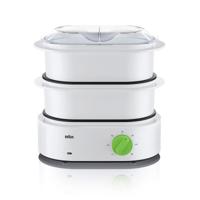 Stoomkoker Braun FS 3000 850 W Wit/Groen Wit Polycarbonaat 850 W