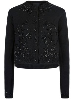RTA cardigan boutonné à broderies - Noir