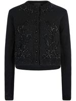 RTA cardigan boutonné à broderies - Noir