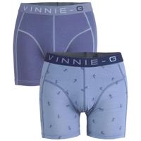 Vinnie-G boxershorts Ski Blue - Print 2-pack -L Vinnie-G boxershorts Ski Blue - Print 2-pack -L