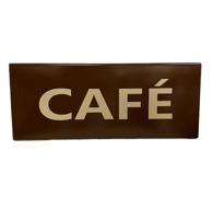 Café Emaille Bord - 50 x 20cm Café Emaille Bord - 50 x 20cm