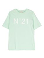 Nº21 Kids T-shirt met logoprint - Groen - thumbnail