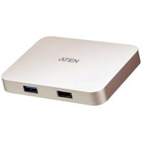 ATEN UH3235 USB-C 4K Ultra Mini Dock met Power Passthrough - thumbnail