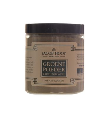 Groene poeder pot