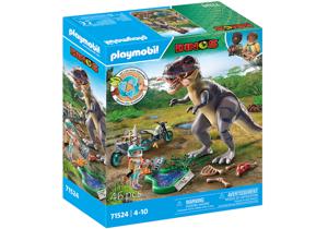 PLAYMOBIL Dinos - T-Rex sporenonderzoek constructiespeelgoed 71524