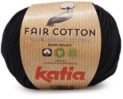 Katia Fair Cotton 002 Zwart