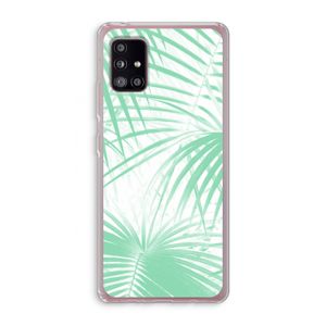 Palmbladeren: Samsung Galaxy A51 5G Transparant Hoesje
